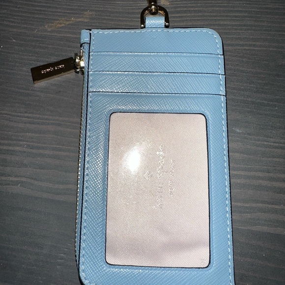 Kate Spade Light Blue ID card colder - Picture 2 of 2